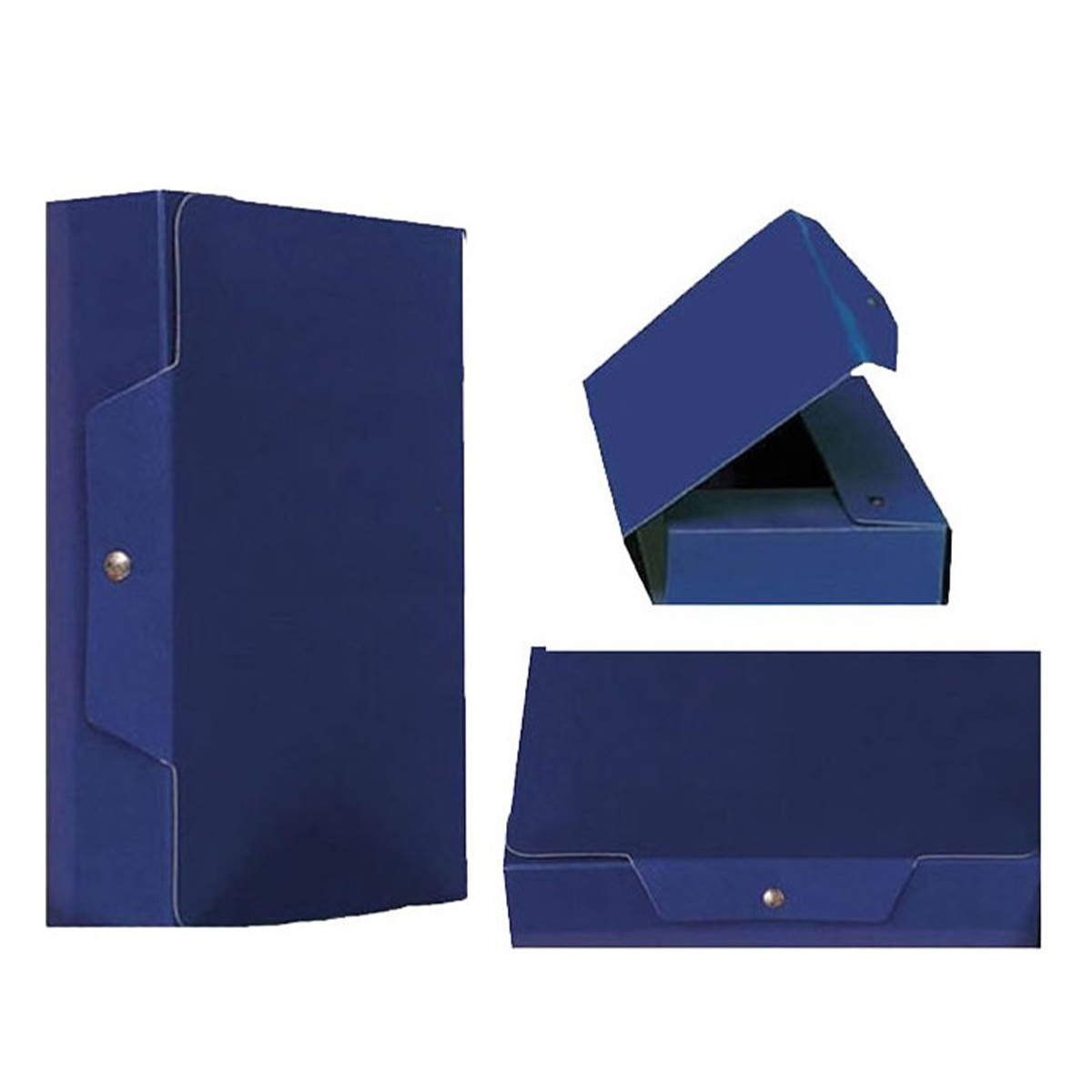 Cartella Porta Documenti Sei Rota Dorso 20 Cm Blu - Per Progetti E Documenti, Con Maniglia E Chiusura A Lembi - Foto 5