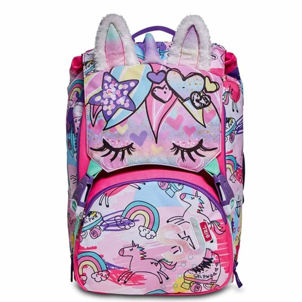 Seven SEVEN SJ GANG BOY ANIMALI FLIP 3D ZAINO SDOPPIABILE ESTENSIBILE GIRL UNICORNO 